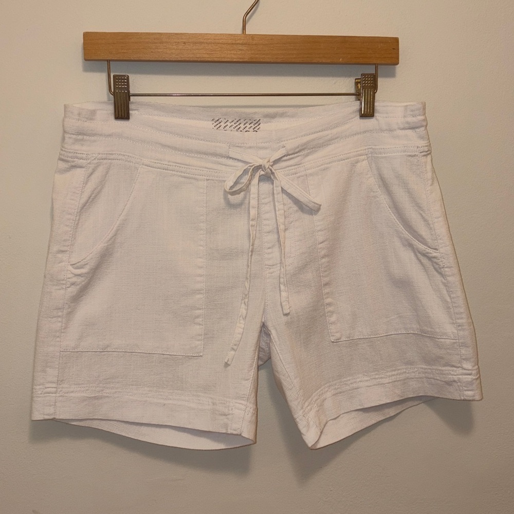 BIANCO White Women's Cotton Cargo Shorts Size 26